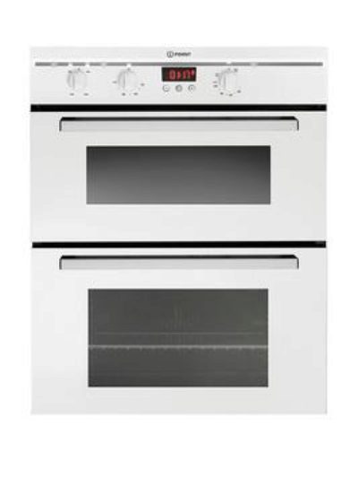 Indesit Fimu23Whs Built-Under Double Electric Oven - White